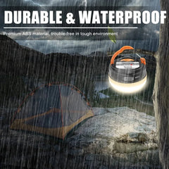Rechargeable Camping Lantern 1200mAh | Portable LED Tent Light for Outdoor Hiking detail view