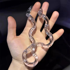 Deformable Rope Fidget Toy | Rainbow Stress Relief Sensory Toy close-up view