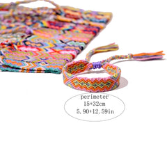 Rope Weave Bohemia Friendship Bracelet | Handmade Summer Beach Jewelry for Women close-up view