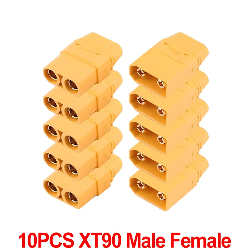 XT90 Plugs Male Female Connectors Copper Bullet Wire Connectors Welding Terminal Powe alternate view