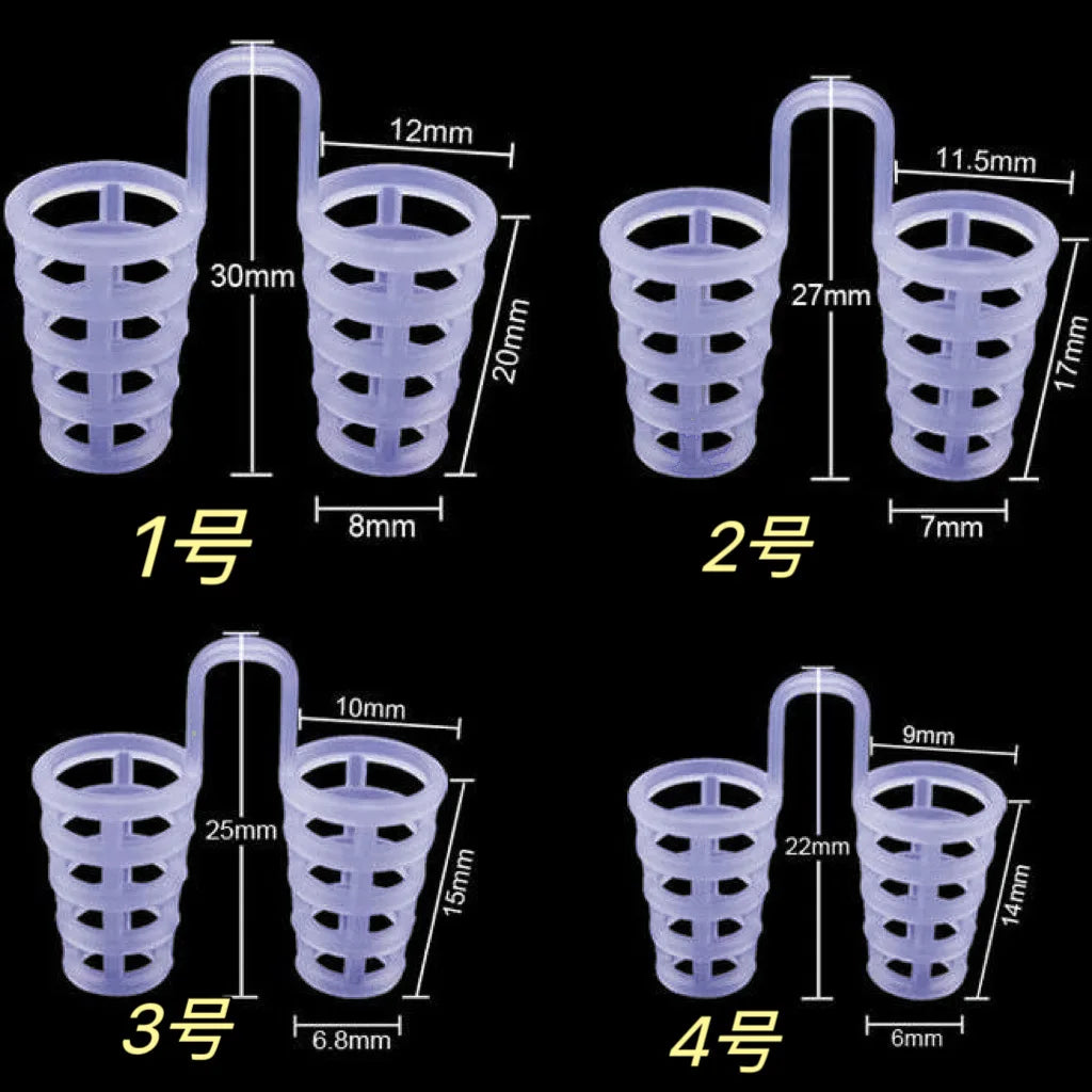 Blue Silicone Anti Snoring Devices | Nasal Dilators for Better Sleep lifestyle view