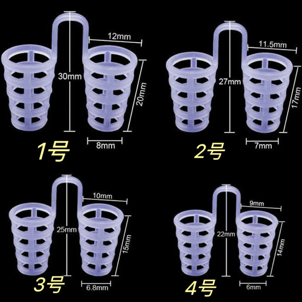 Blue Silicone Anti Snoring Devices | Nasal Dilators for Better Sleep lifestyle view