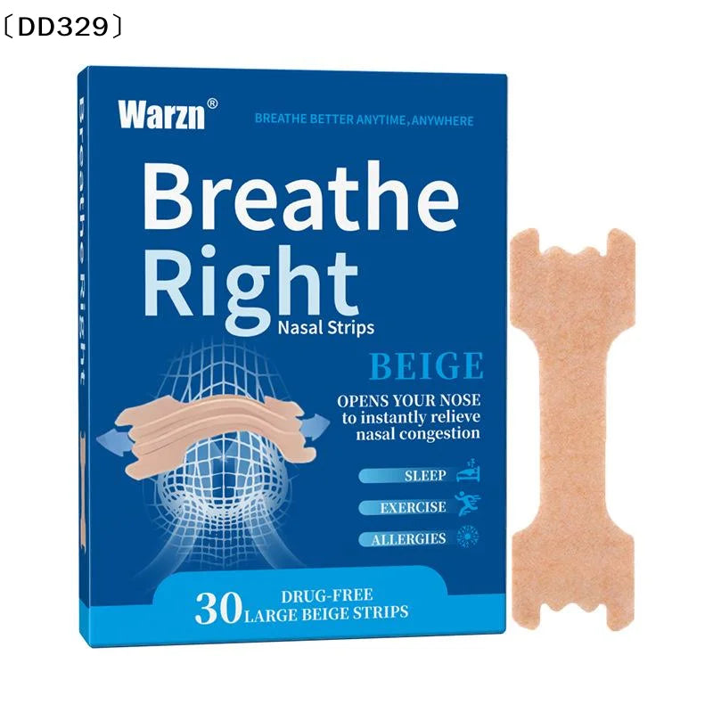 30 Pcs Nasal Strips for Better Breathing | Snoring Relief Mouth Tape additional angle