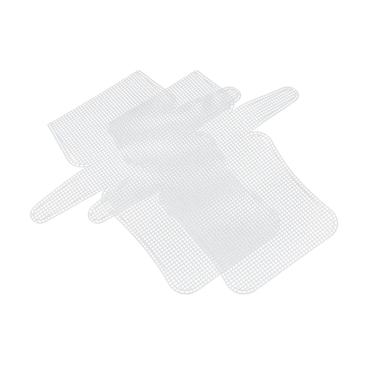1-4Pcs Plastic Mesh Canvas Sheets Clear Plastic Mesh Sheets Blank Needlepoint Canvas E close-up view