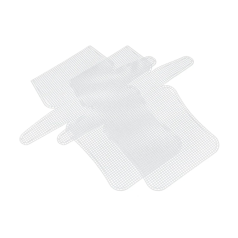 1-4Pcs Plastic Mesh Canvas Sheets Clear Plastic Mesh Sheets Blank Needlepoint Canvas E close-up view