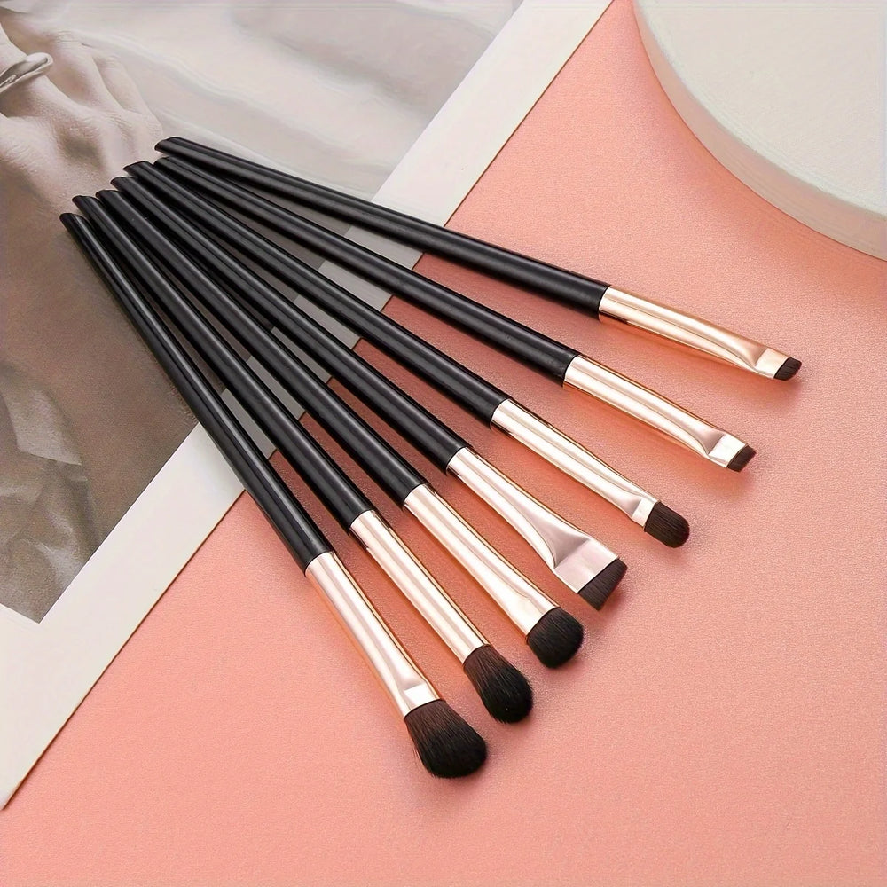 Ultra-Thin Eyebrow Brush Set | 3-Piece Angled Precision Makeup Brushes detail view