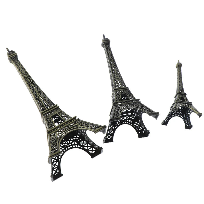Mini Paris Eiffel Tower Model Desk Figurine Statue Crafts Souvenir Alloy