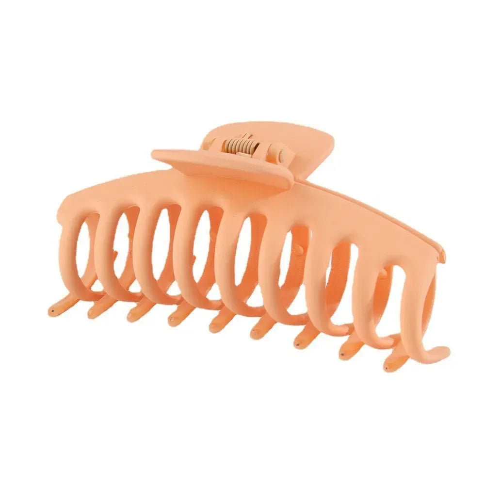 Korean Solid Large Hair Claws Elegant Frosted Acrylic Hair Clips Hairpins Barrettes Headwear for Women Girls Hair Accessories