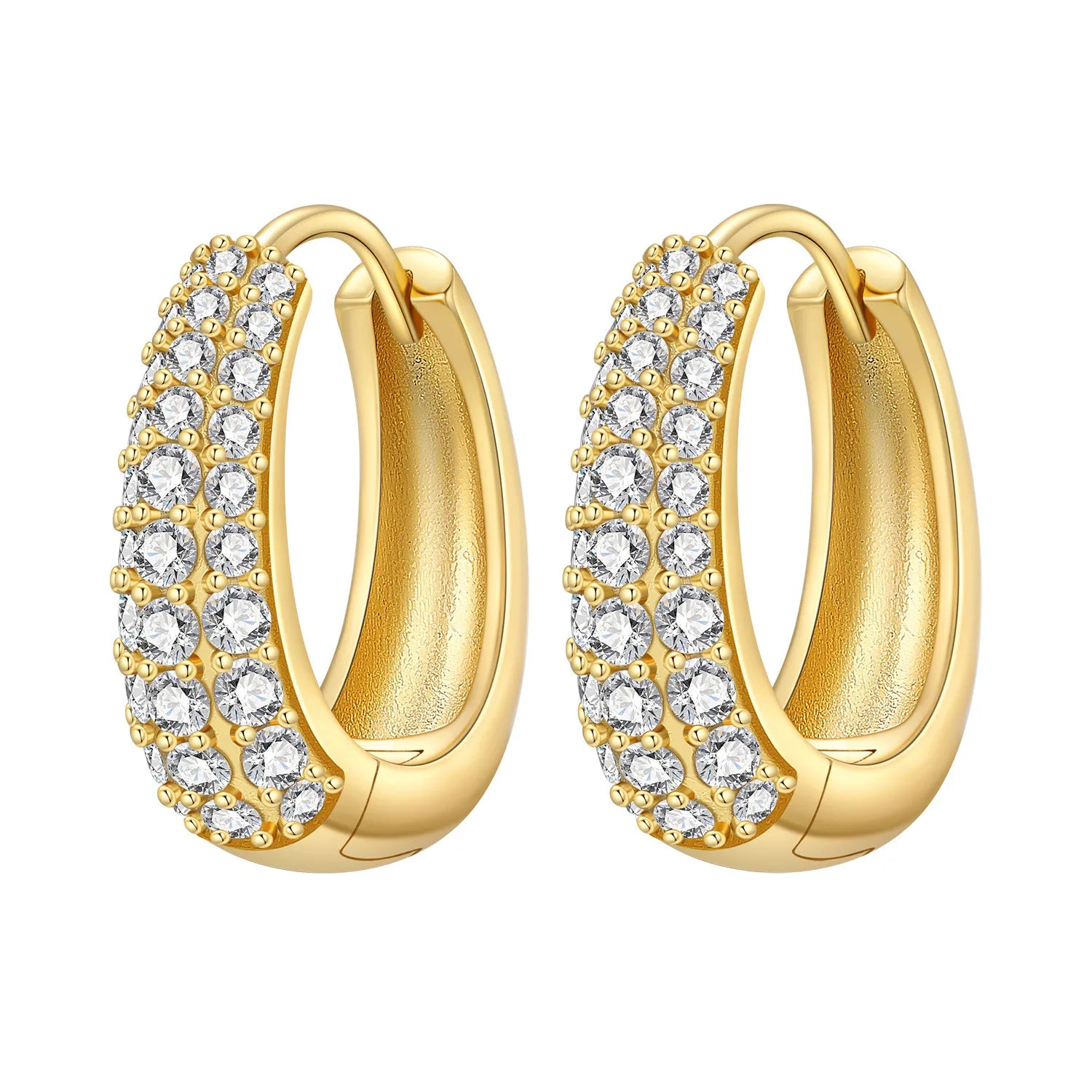 Orstarry S925 Sterling Silver 18k Gold Modern Square Earrings Hoop Earrings For Women Jewelry Original Trendy Anniversary Gifts