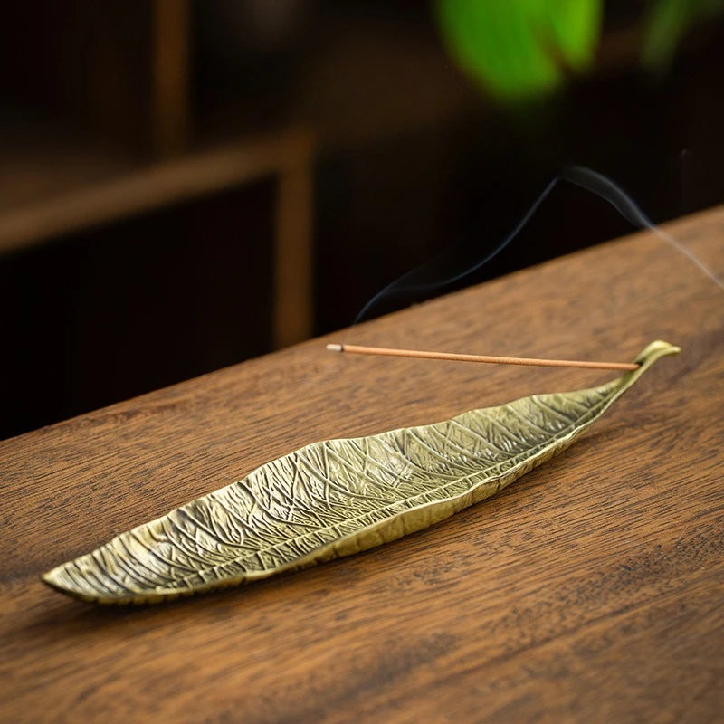 Fisherman Incense Holder | Japanese Style Metal Incense Stick Burner for Home Decor detail view