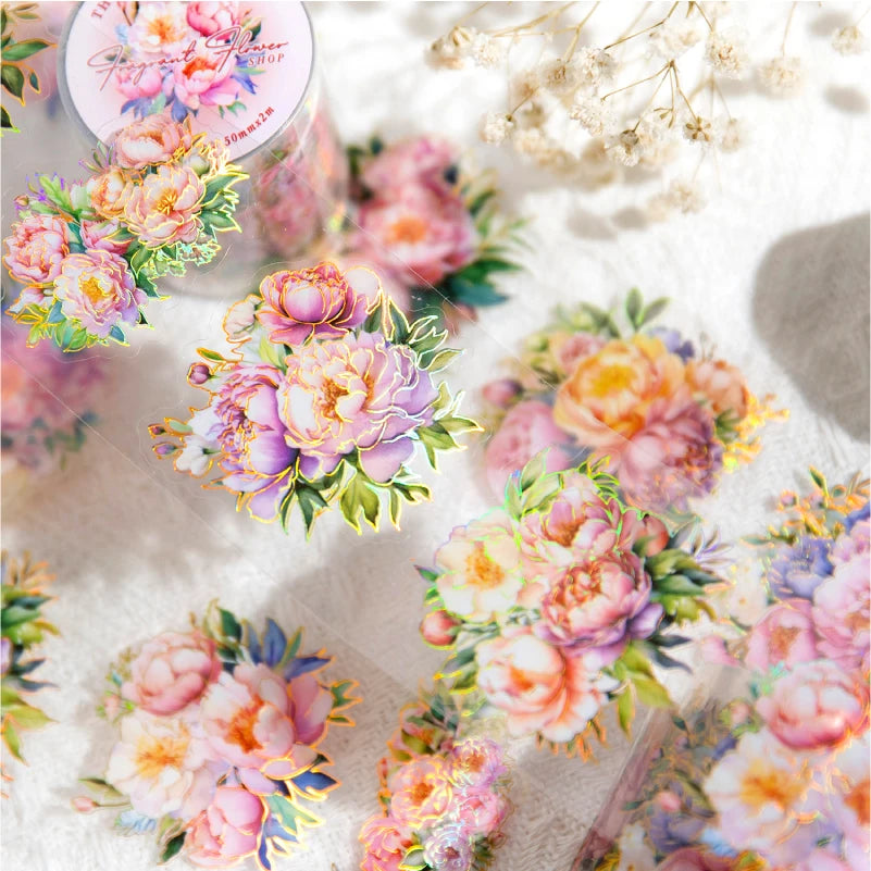 Journal GO Flower Washi Tape Set | Fragrant Scrapbooking Decorative Tape alternate view