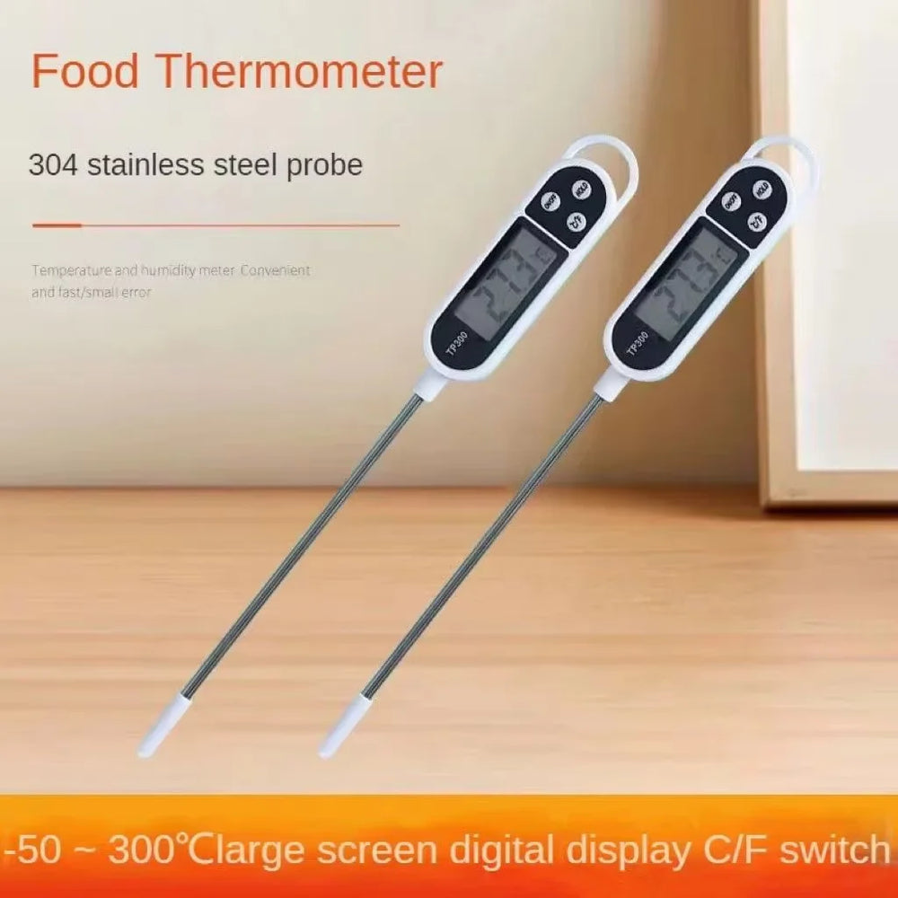 Stainless Steel Probe Food Thermometer | Pen Type Instant Read Thermometer for Milk additional angle