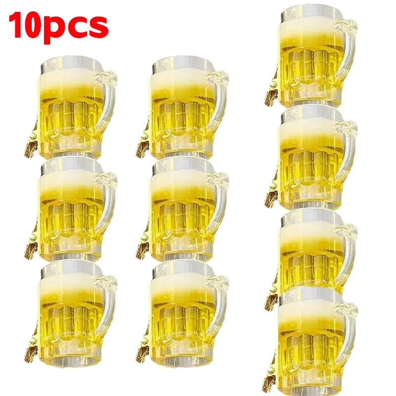 Funny Beer Shaped Hairpins Fashion Creative Popular Hair Clips Girls Charm Lovely B additional angle