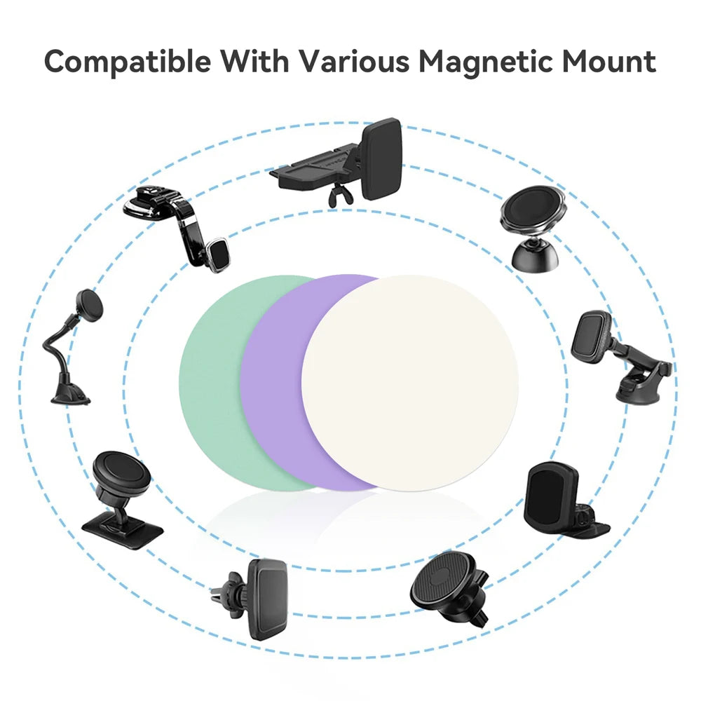 Round Metal Plate Disk Sticker for Magnetic Phone Holder detail view