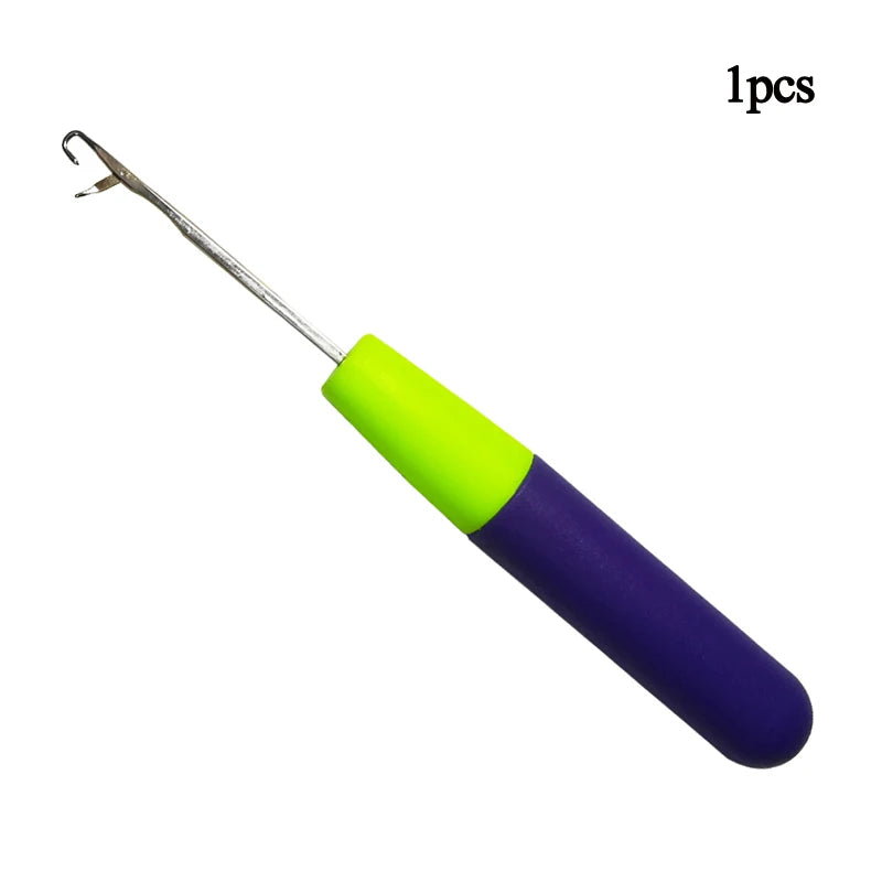 Plastic Crochet Hook Needle for Hair Weaving Dreadlock Knit Hook Needle for Hair We additional angle