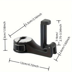 Multifunction Rear Headrest Hook Car Phone Holder Adjustable Automobile Headrest Phon alternate view