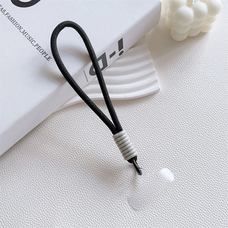 Mobile Phone Lanyard Strap Hanging Chain Ring Cord With Patch Wrist Strap For Cell Ph alternate view