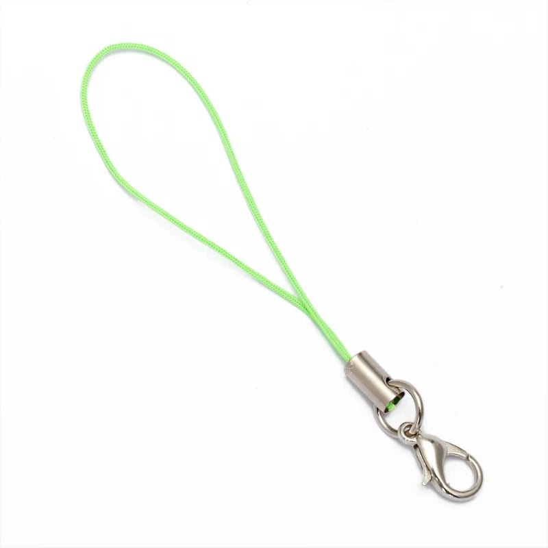 50pcs Cell Phone Lanyard Strap String Mobile Hook With Lobster Clasp Ring Keychain For D detail view