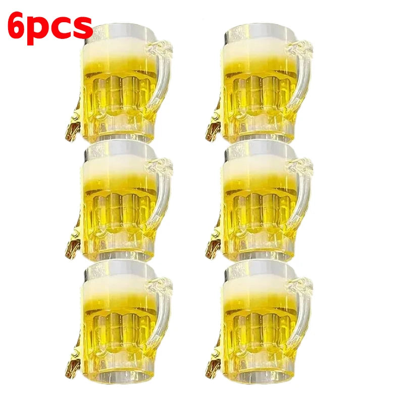 Funny Beer Shaped Hairpins Fashion Creative Popular Hair Clips Girls Charm Lovely Bee alternate view