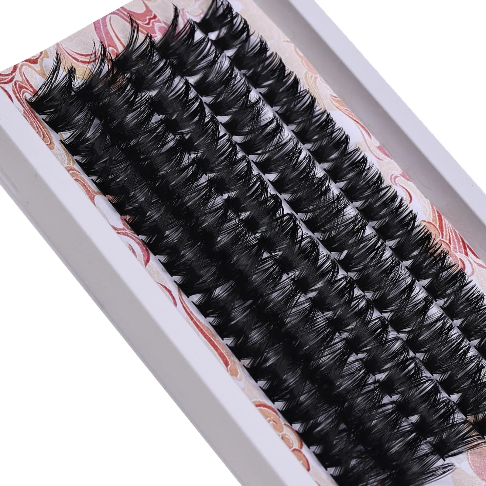 100Pcs 80D Mixed Tray Individual Lashes 3D Russia Volume Eye Lashes Soft Natural Lashes detail view