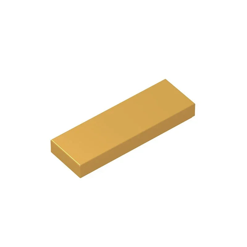 Gobricks GDS-562 Tile 1 x 3 Building Blocks | Compatible with Lego 63864 lifestyle view