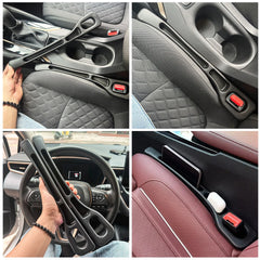 Car Seat Gap Filler 2 Pcs Dual Slot Storage Pad