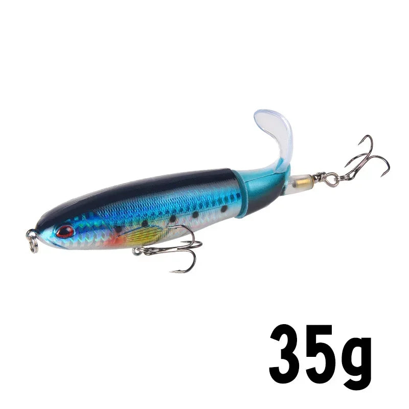 1 Pcs 10cm/14cm Topwater Fishing Lure Whopper Popper Artificial Bait Hard Plopper Sof alternate view