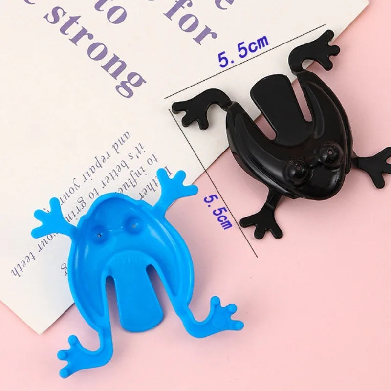 10/20Pcs Jumping Frog Bounce Fidget Toys For Kids Novelty Assorted Stress Reliever additional angle