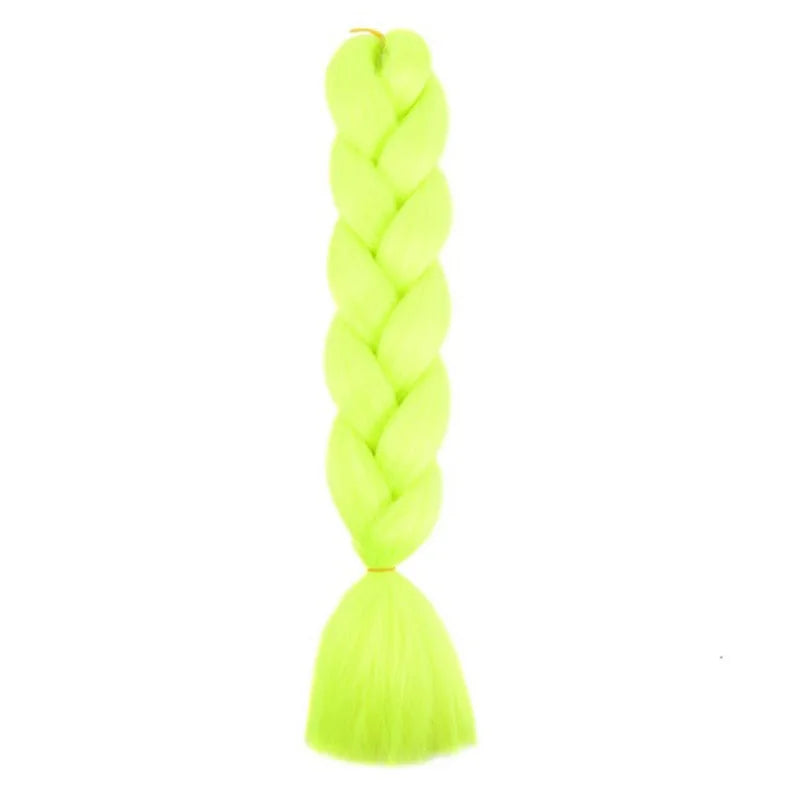 Synthetic 24Inch Jumbo Braids Extensions Long Yaki Straight Braiding Hair Afro Ombre Col detail view