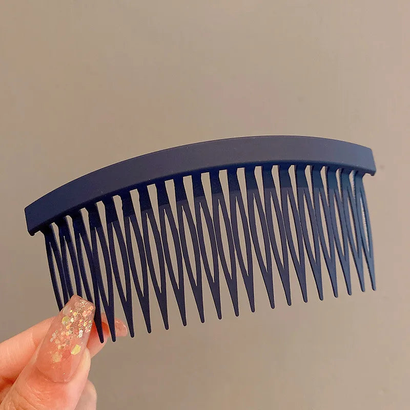 1Pcs Colorful Plastic Side Hair Twist Combs French Twist Comb Women Fine Hair Clips Hairs Styling Accessories Wholesale 7 Colors