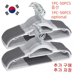 1pc-50pcs Household Clothing Storage Anti Slip Scratch Resistan Shoulder Corner Drying Rack Heavy Duty Standard Plastic Hangers