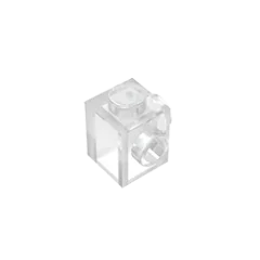 Gobricks GDS-1046 Modified Brick 1 x 1 with Studs on 2 Sides | Building Block for D additional angle