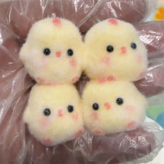 2pcs Miniature Slow Rebound Relief Squeeze Toys Sticky TPR Mini Chick Stress Relief N alternate view