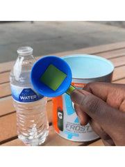 Protein Powder Funnel Spoon | 2-in-1 Measuring Scoop with Longer Handle close-up view
