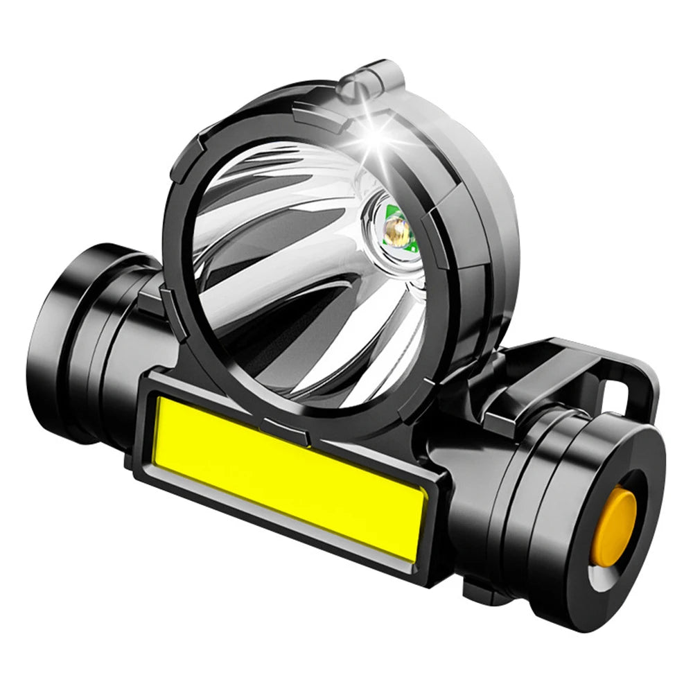 Rechargeable Headlight with COB LED | Waterproof Fishing and Camping Headlamp alternate view