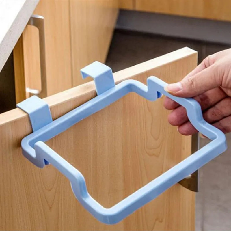 Hanging Trash Bag Rack Garbage Bag Rack Rubbish Bag Storage Rack Holder Portable Cabi alternate view