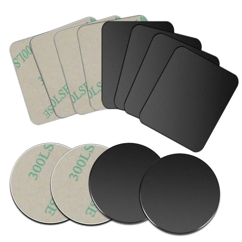 10PCS Thin Metal Plate Disk For Magnetic Car Phone Holder Iron Sheet Sticker Disk For close-up view