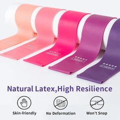 Resistance Loop Exercise Bands Set | 5 Levels Elastic Bands for Strength Training alternate view