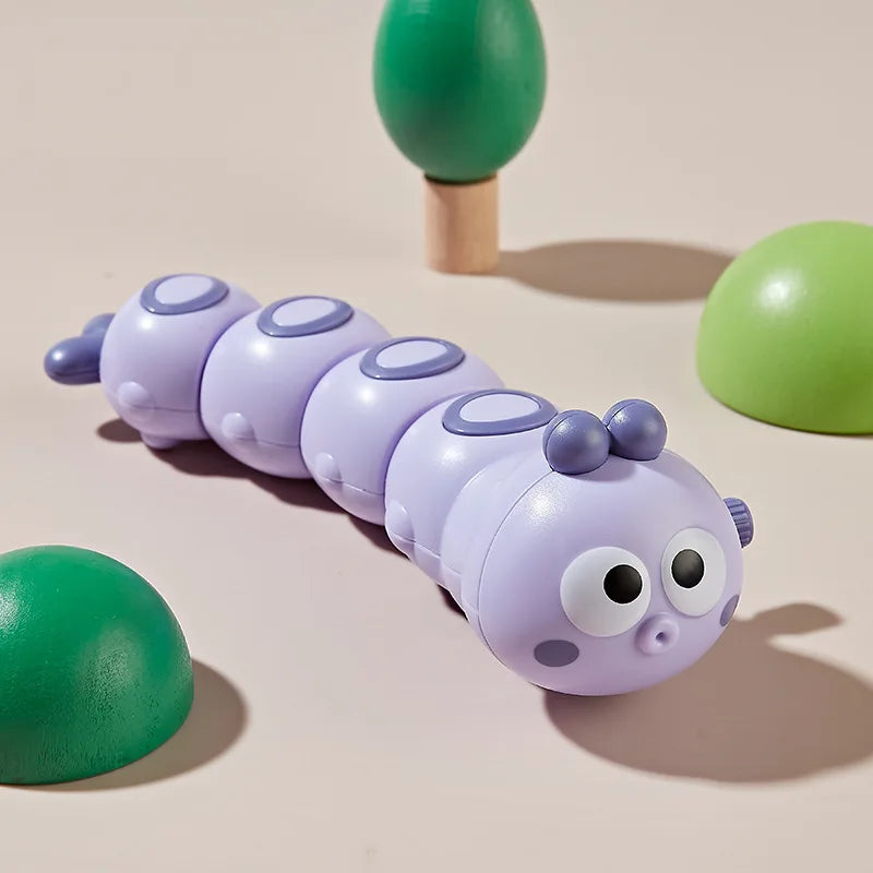 Cartoon Clockwork Caterpillar Crawling Toys Parent Child Interactive Cute Animal Baby alternate view