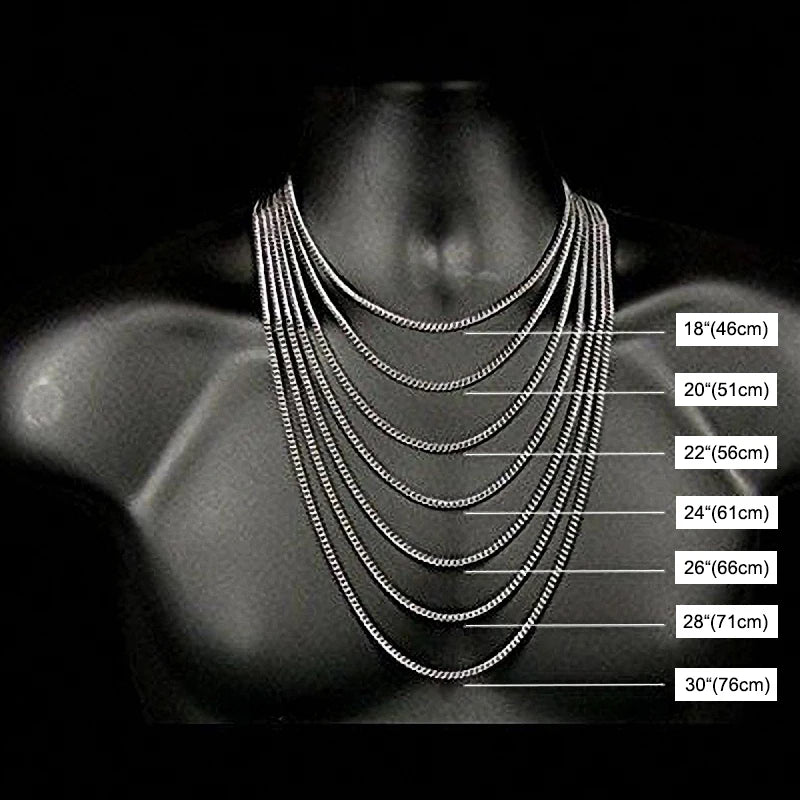 Vnox Figaro Chain for Men Women | Stainless Steel Cuban Link Choker additional angle