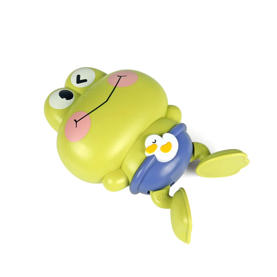 Children's bath toys - Clockwork frogs that float and swim additional angle
