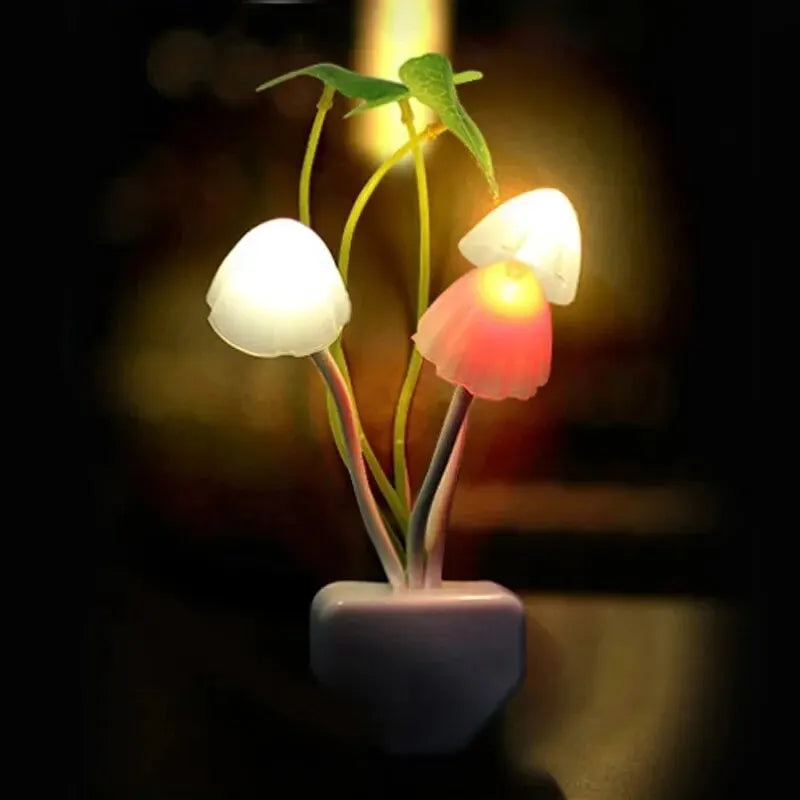 Mushroom Night Light | Auto Sensor LED Lamp with Colorful Glow alternate view