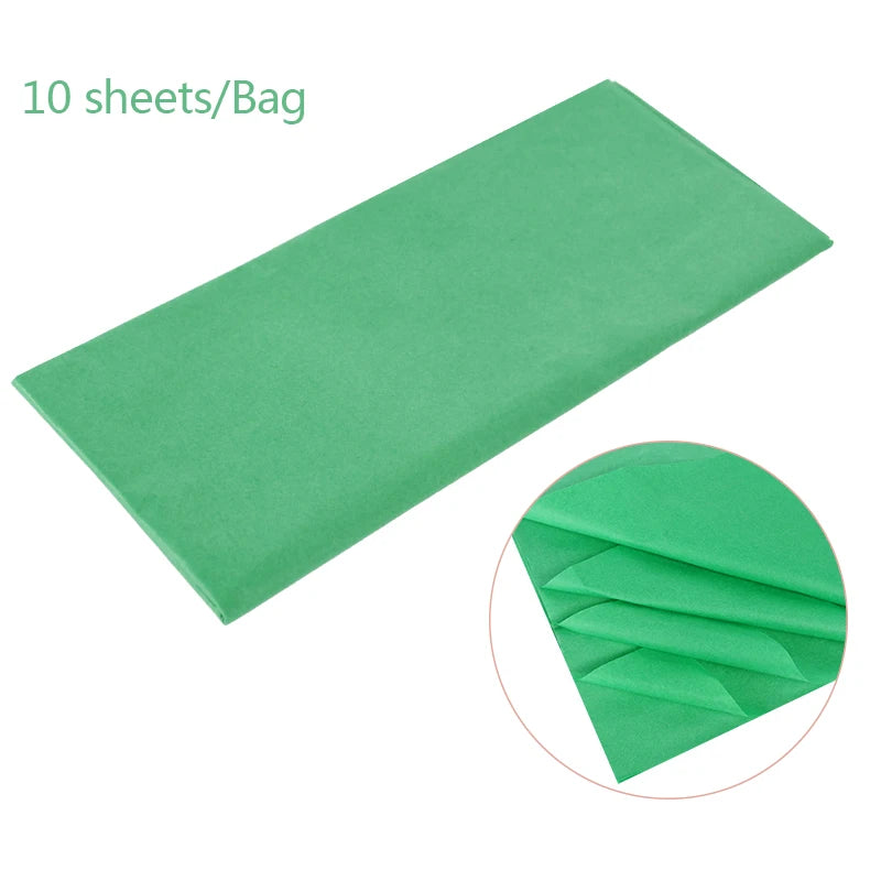 10pcs Unbleached Flower Wrapping Tissue Paper | 65x50cm Wedding Party Gift Wrap alternate view