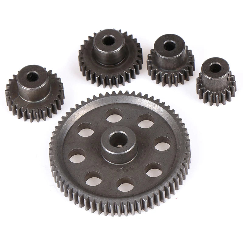 HSP Steel Metal Spur Differential Main Gear 17T/21T/26T/29T/64T Pinion Gear detail view