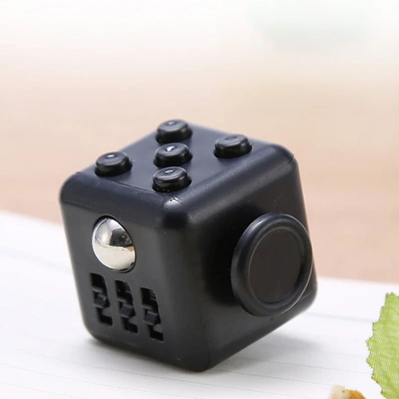 Solid Color Fidget Decompression Dice | Infinite Rubik Cube for Stress and Anxiety Re alternate view