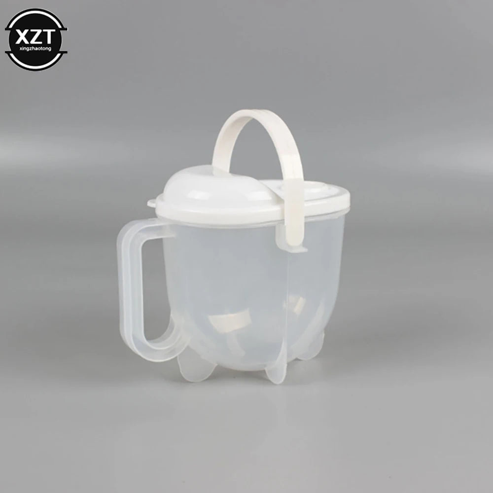 Portable Plastic Cleaning Rice Bean Sieve Hands-free Kitchen Rice Cleaning Tool close-up view