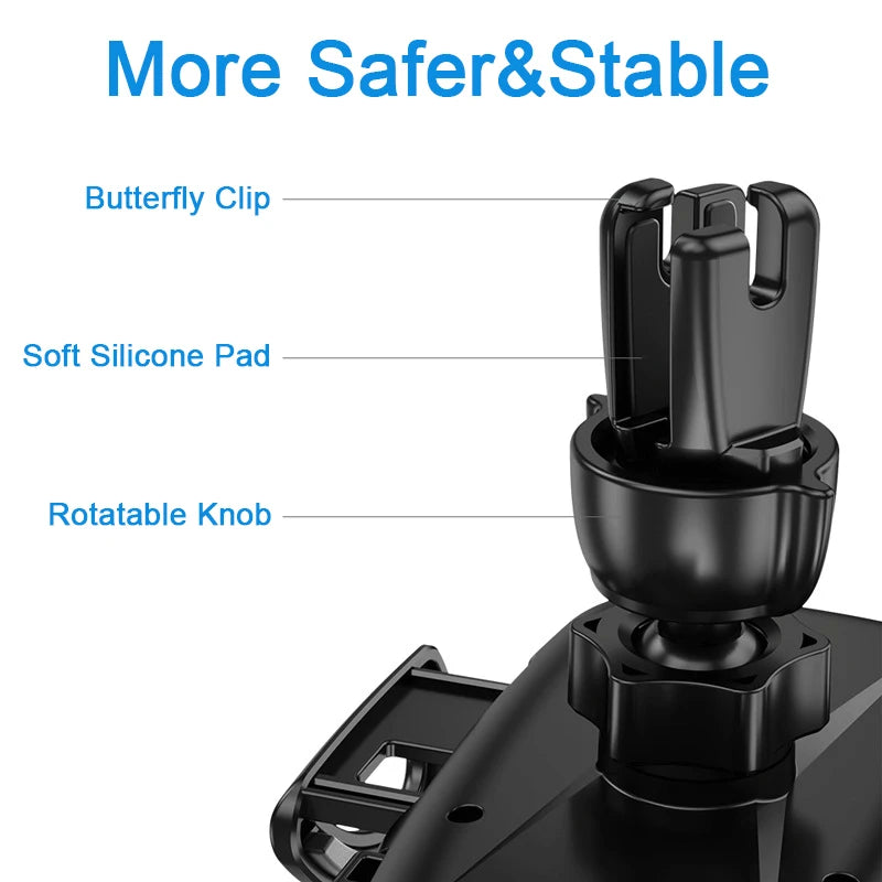 Air Vent Clip for Car Phone Holder with 17mm Joint Ball close-up view