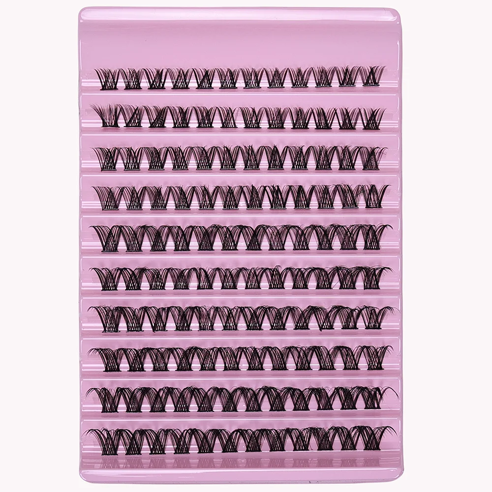 D Curl Mink Individual Cluster Lashes 120Pcs 8-16mm Mixed Size Full Volume Natural DI lifestyle view