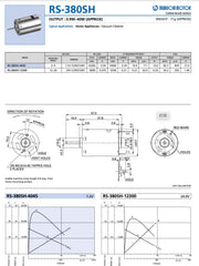 Mabuchi RS-380SH-4045 DC Motor 3V-12V High Speed | Electric Drill, Toy Car, Boat & Egg B detail view
