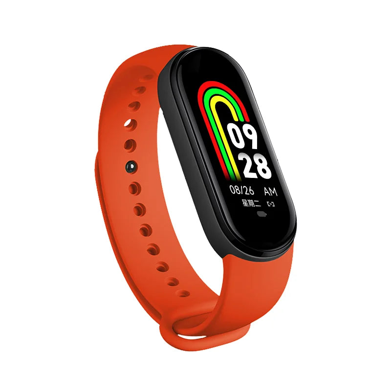 For Sports Smart Watch Music Control Fitness Calorie Track Bracelet Phone Message Remi close-up view